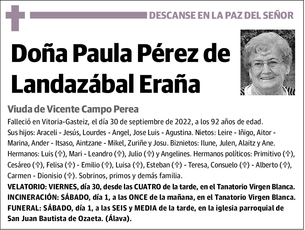 Paula Pérez de Landazábal Eraña