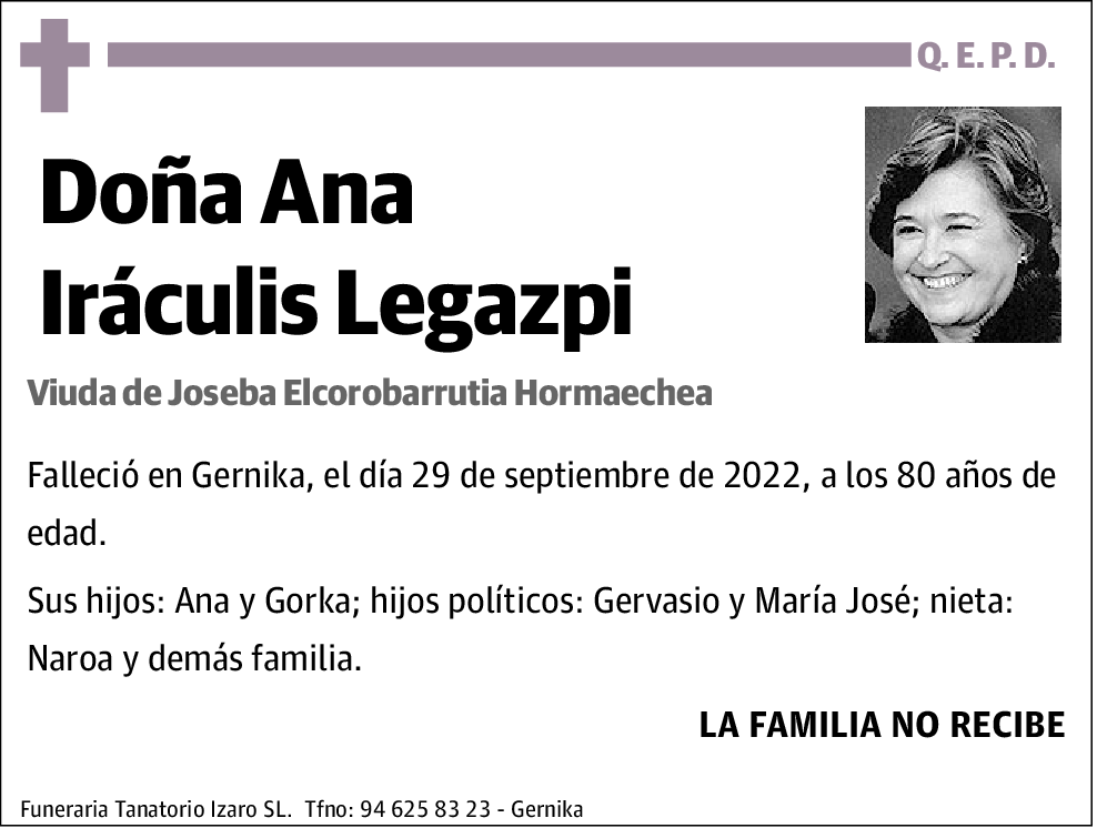 Ana Iráculis Legazpi