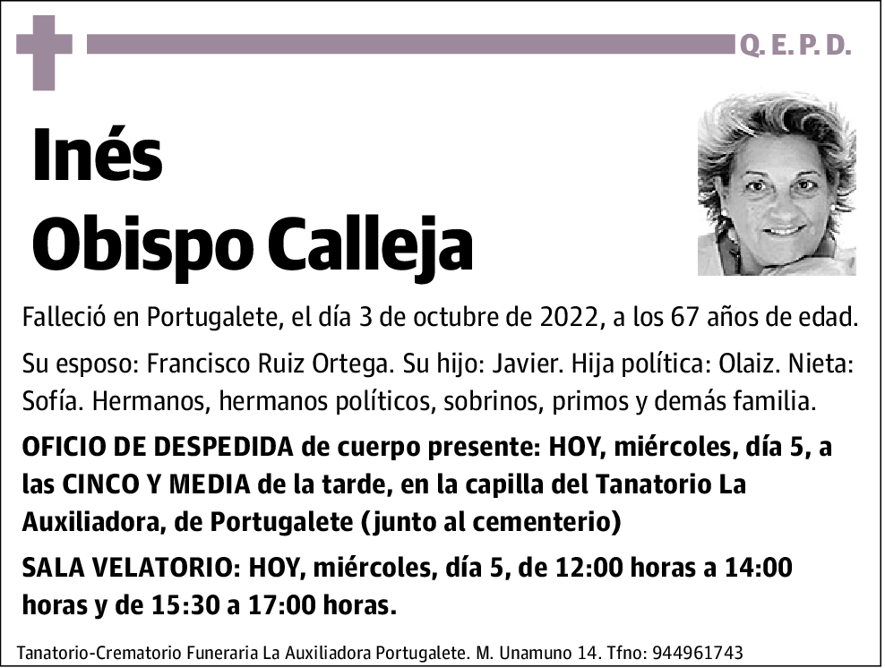 Inés Obispo Calleja