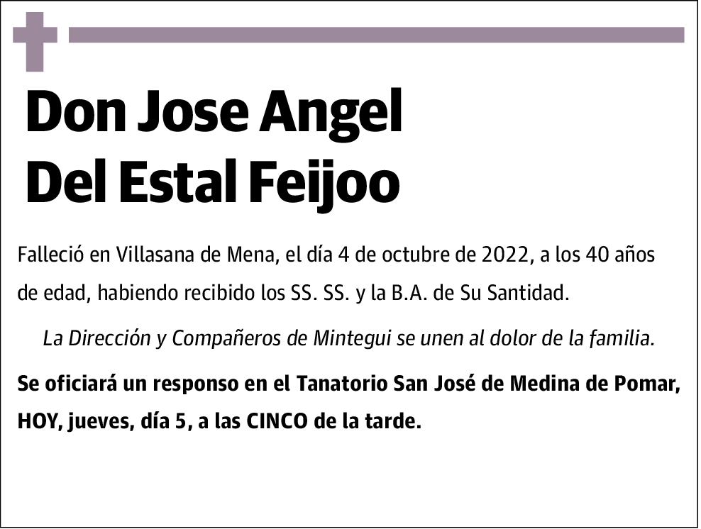 Jose Angel Del Estal Feijoo