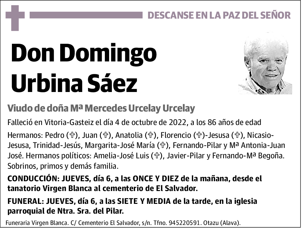 Domingo Urbina Sáez