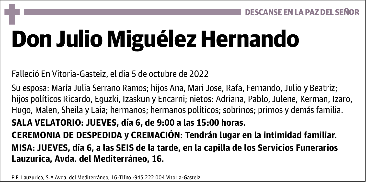 Julio Miguélez Hernando