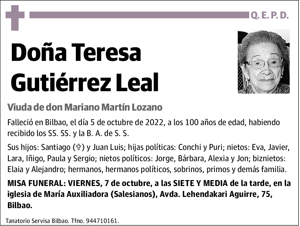 Teresa Gutiérrez Leal