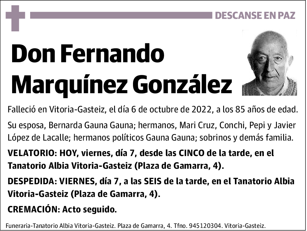 Fernando Marquínez González