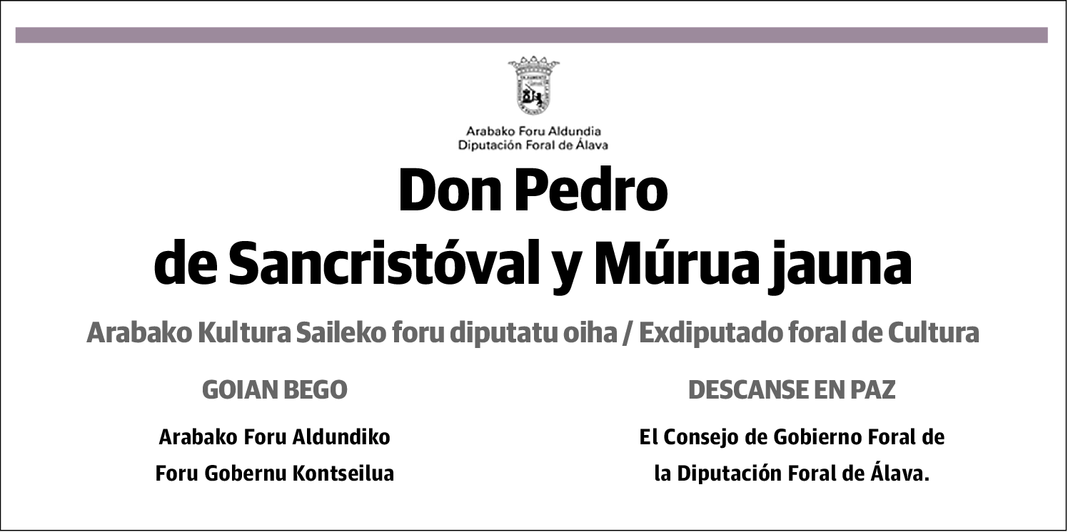 Pedro de Sancristóval y Múrua