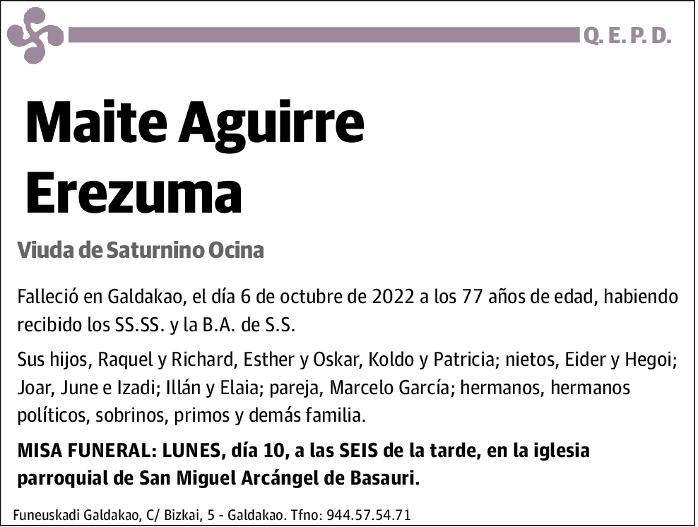 Maite Aguirre Erezuma