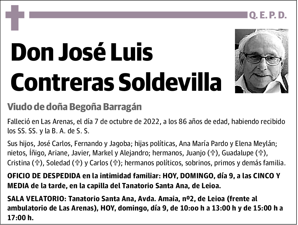 José Luis Contreras Soldevilla