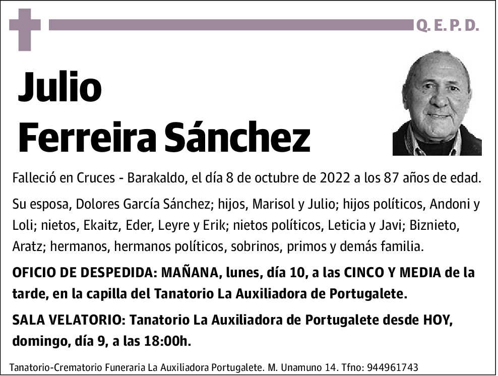 Julio Ferreira Sanchez