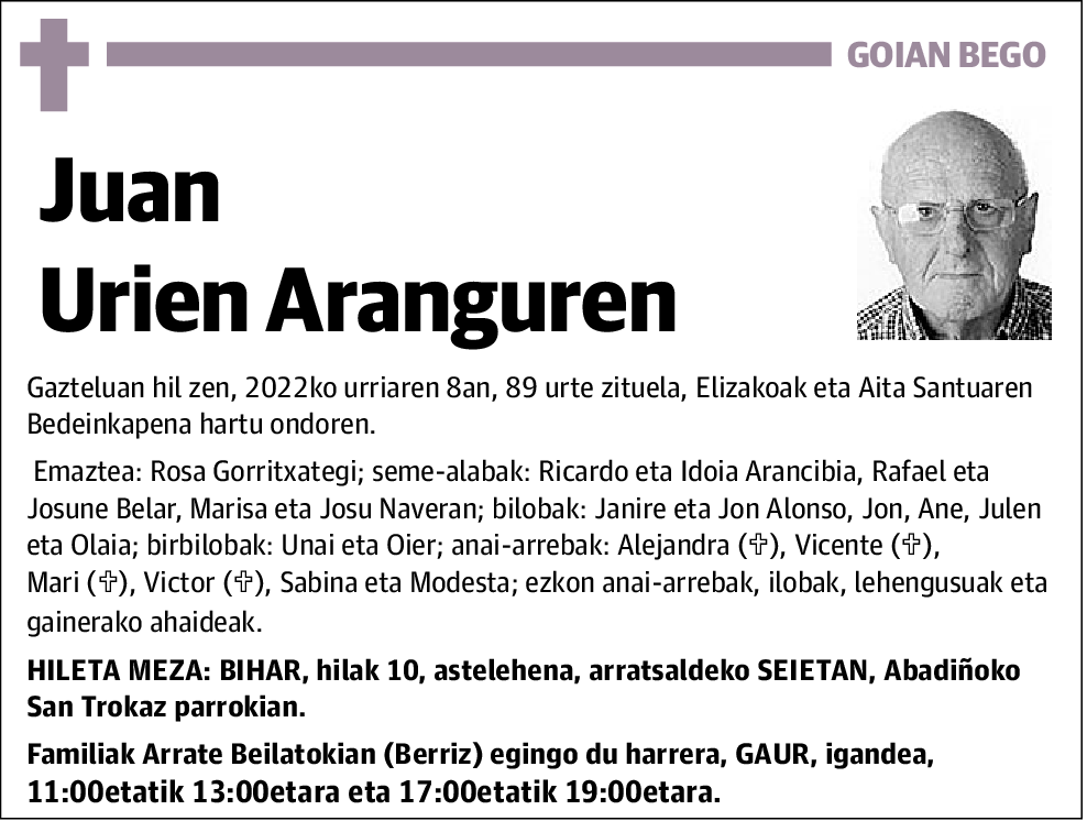 Juan Urien Aranguren