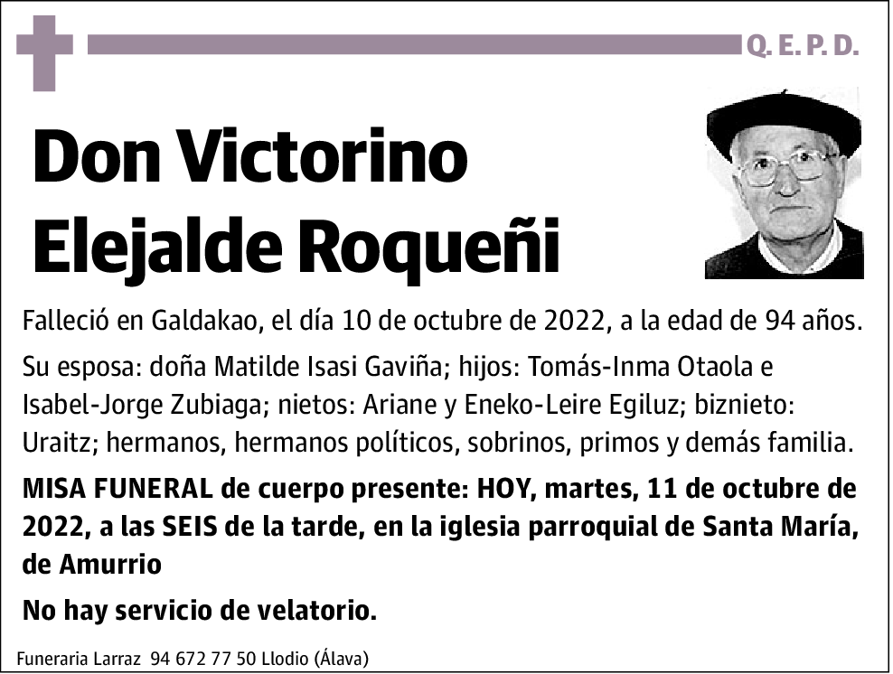 Victorino Elejalde Oñequi