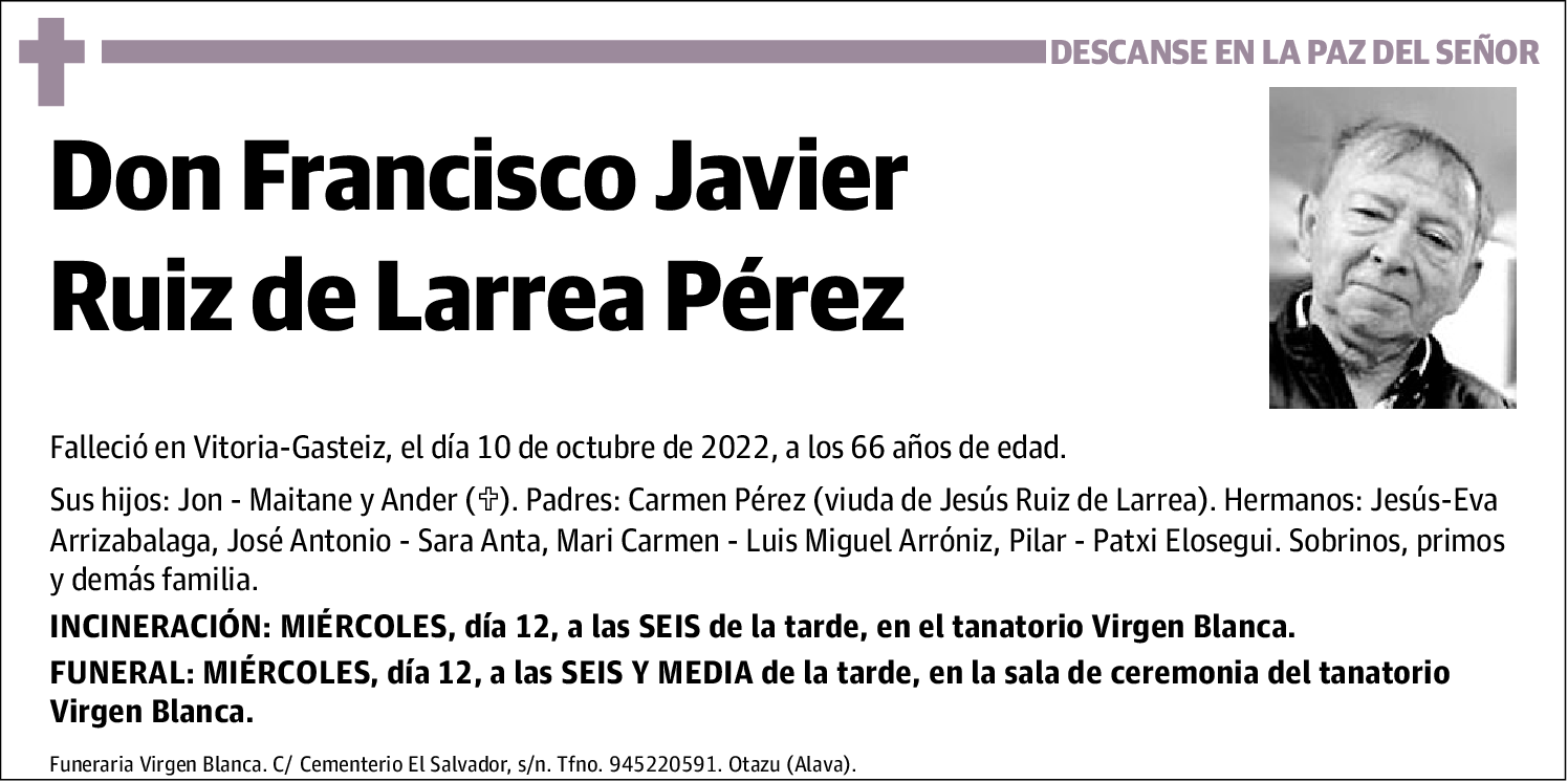 Francisco Ruiz de Larrea Pérez