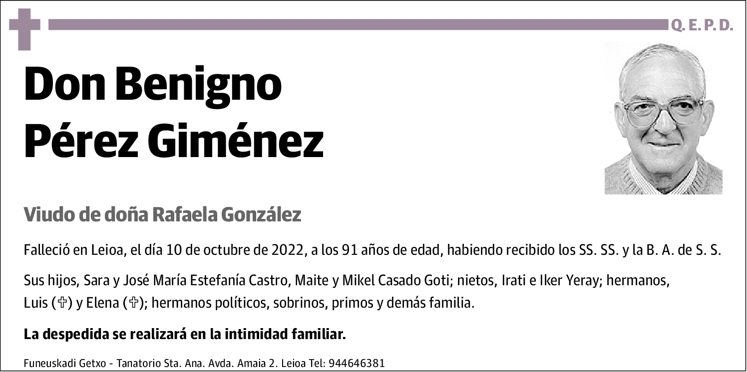 Benigno Pérez Giménez