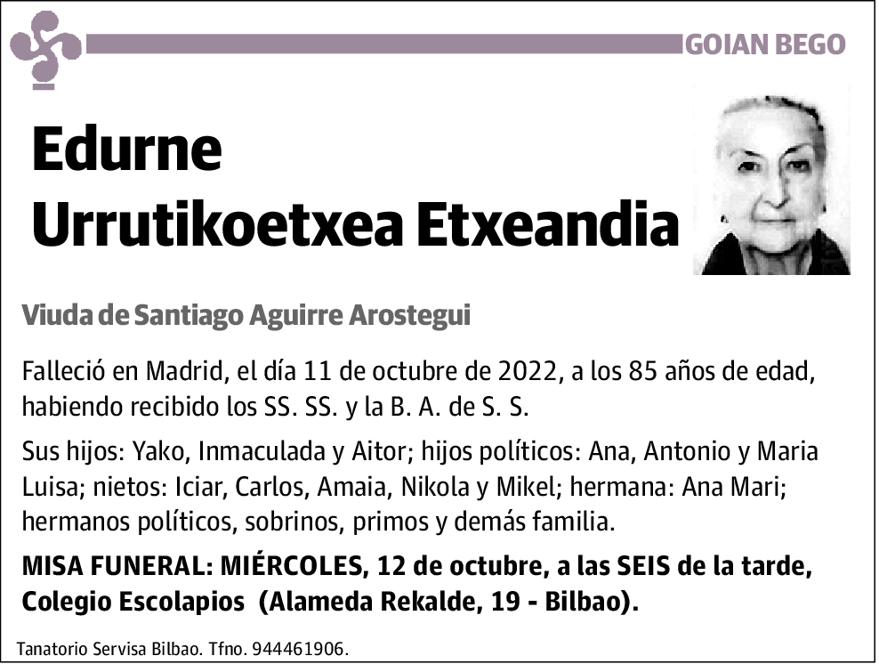 Edurne Urrutikoetxea Etxeandia