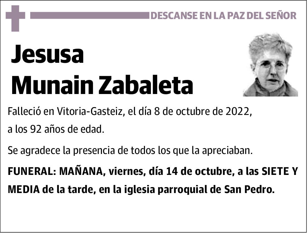 Jesusa Munain Zabaleta