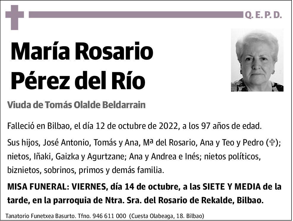 María Rosario Pérez Del Río