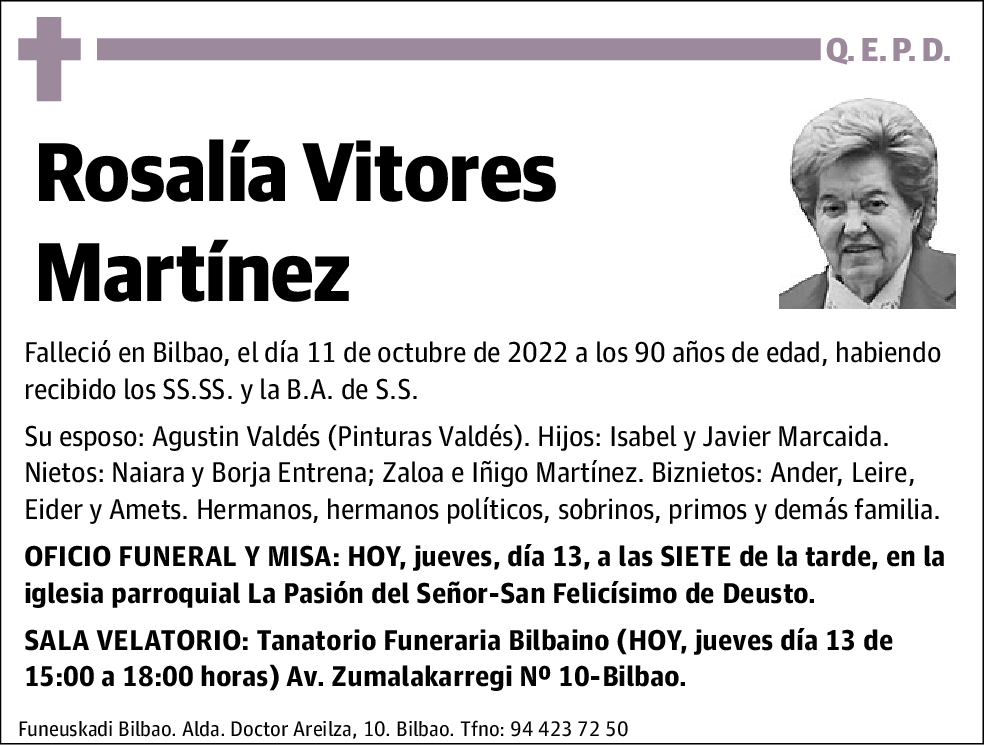 Rosalía Vitores Martínez