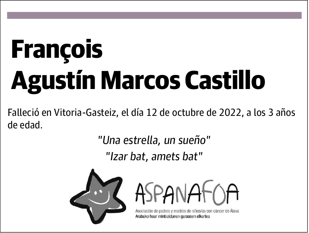 François Agustin Marcos Castillo