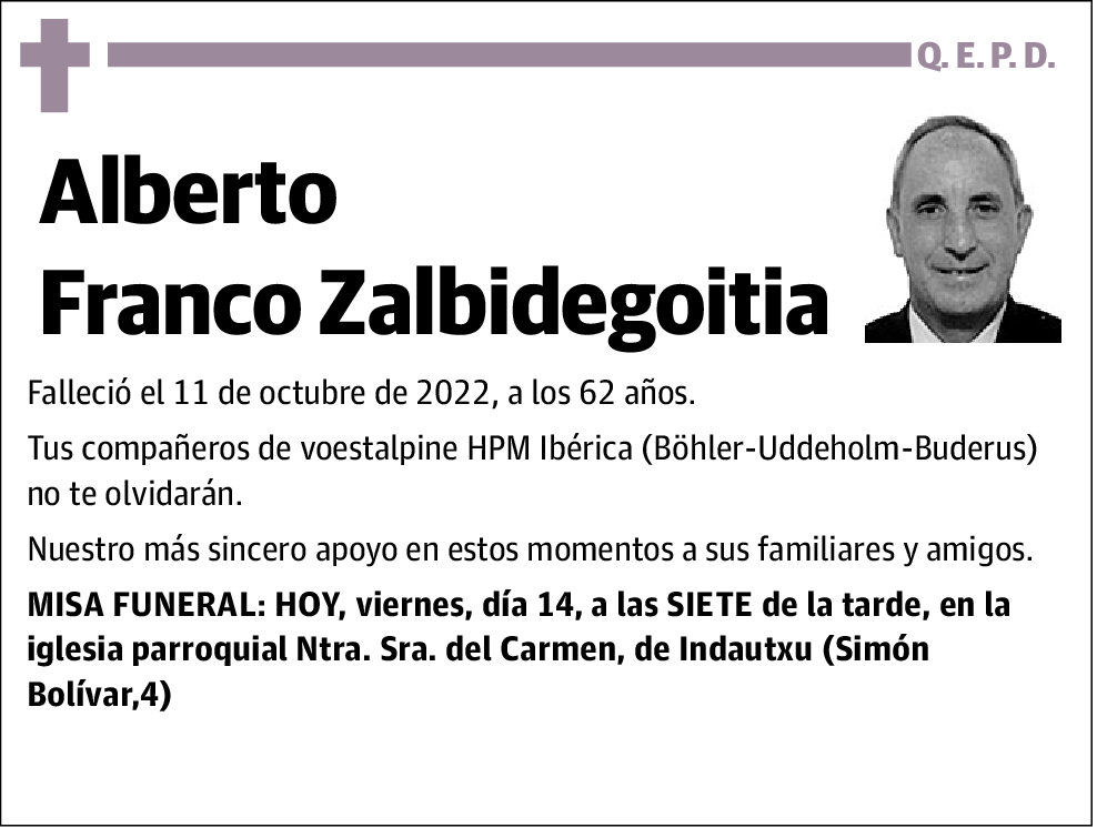 Alberto Franco Zalbidegoitia