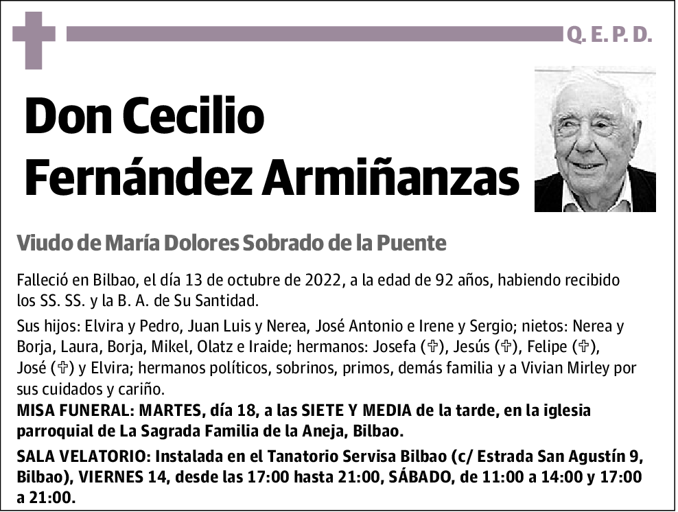 Cecilio Fernández Armiñanzas