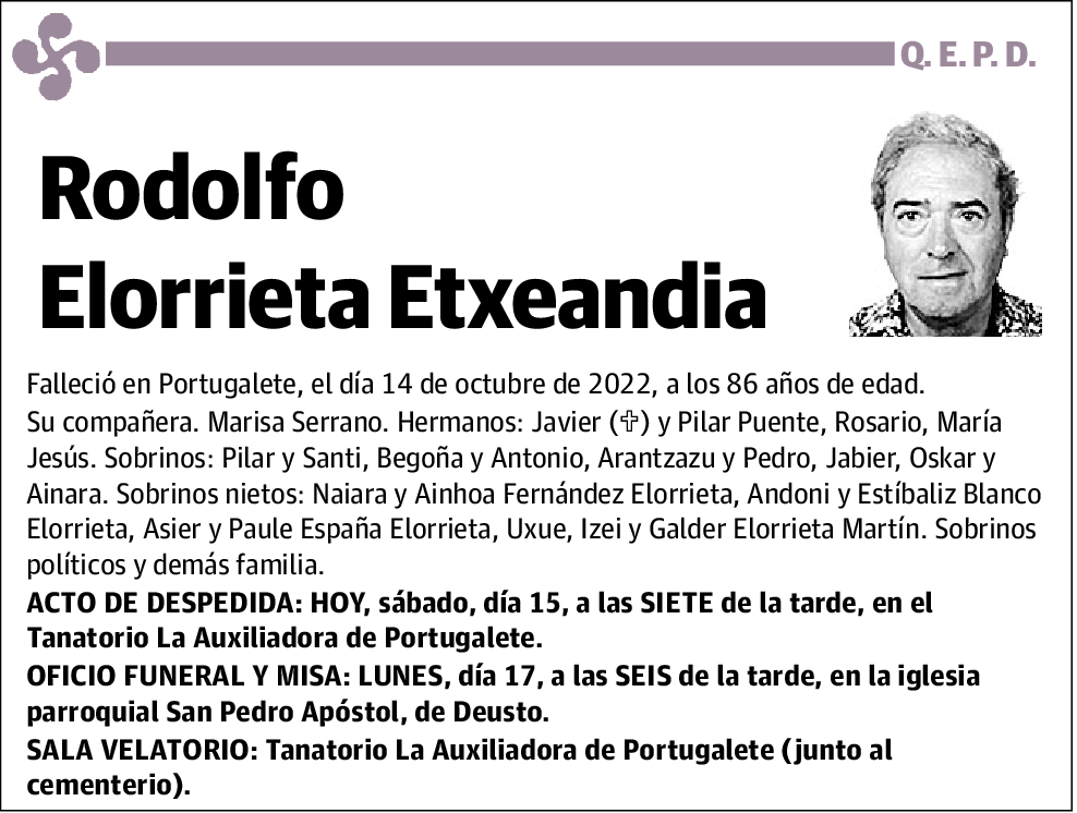 Rodolfo Elorrieta Etxeandia