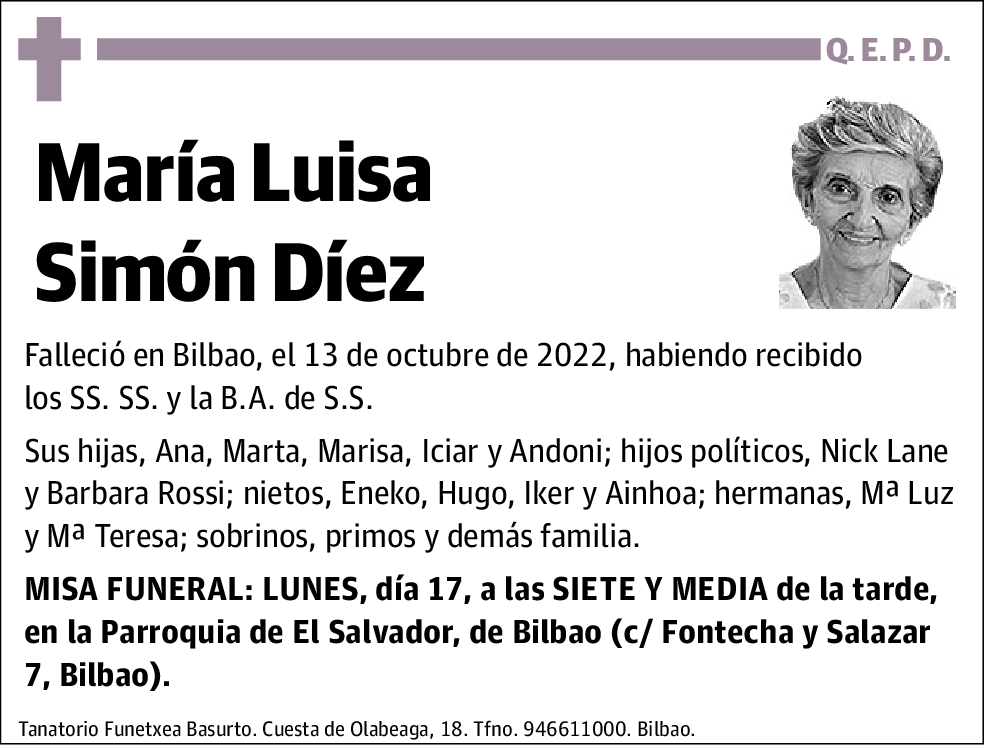 María Luisa Simón Díez