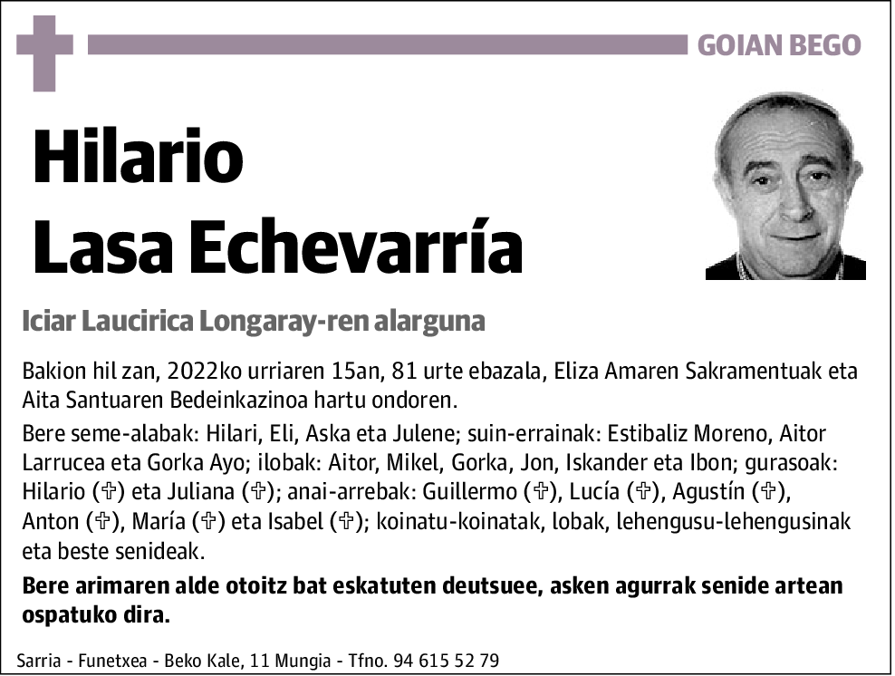 Hilario Lasa Echevarría