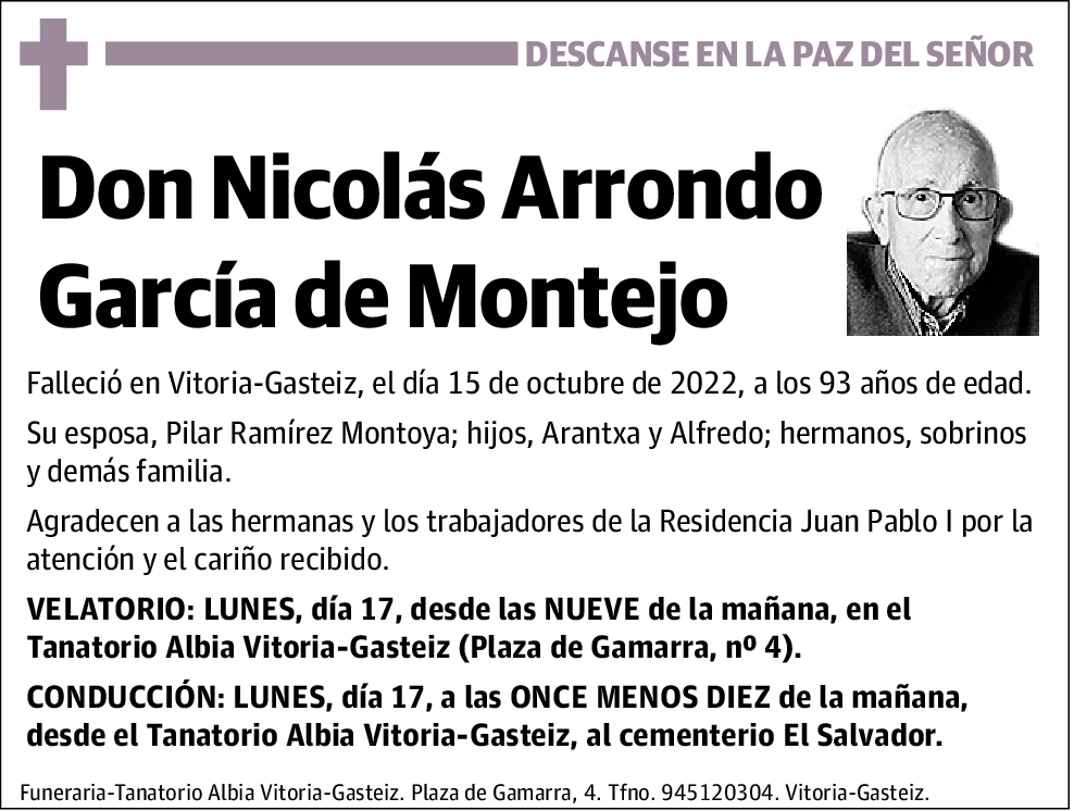 Nicolás Arrondo García de Montejo