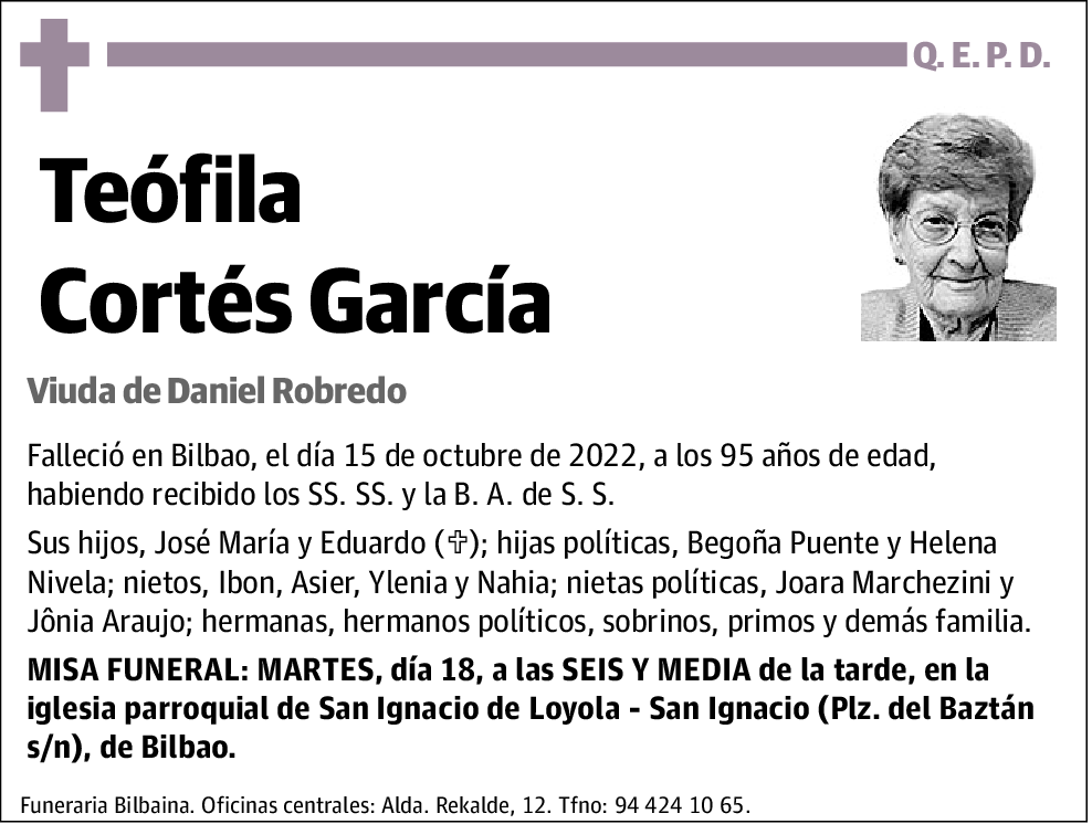 Teófila Cortés García