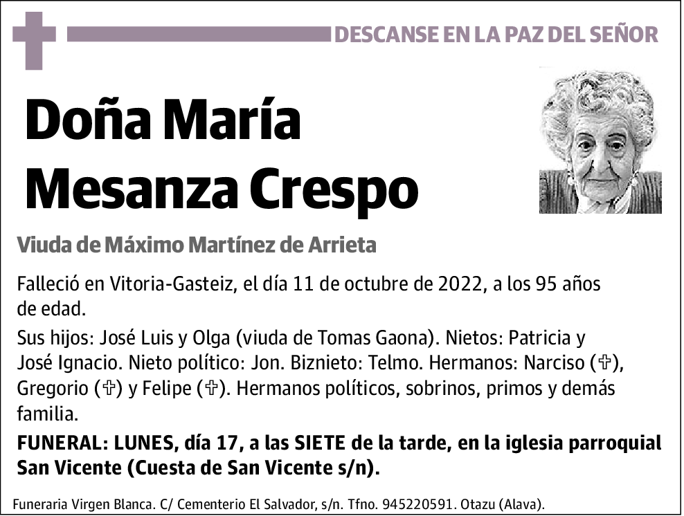 María Mesanza Crespo