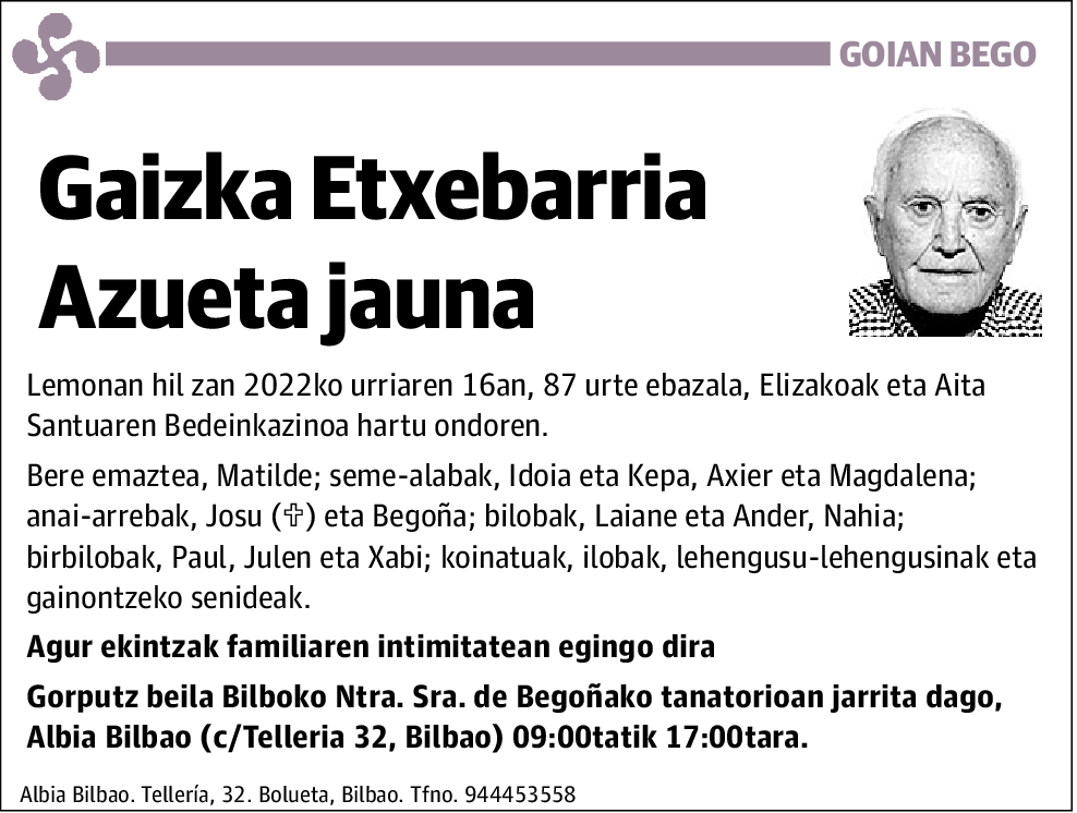 Gaizka Etxebarria Azueta