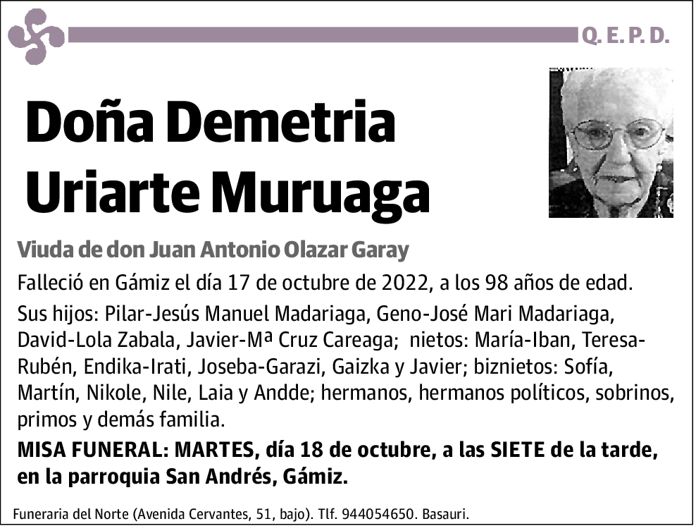 Demetria Uriarte Muruaga