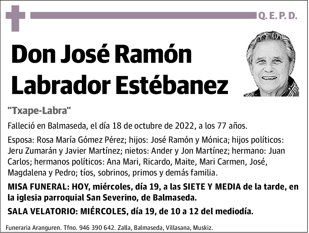 José Ramón Labrador Estébanez