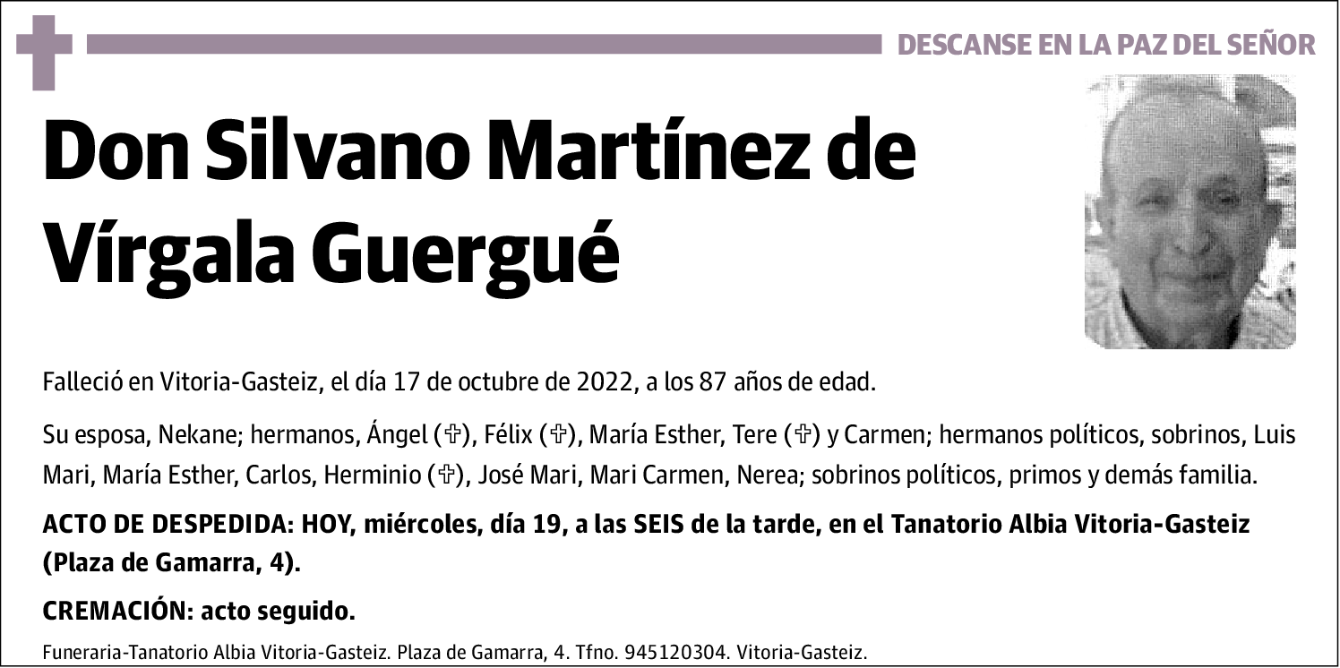 Silvano Martínez de Vírgala Guergué