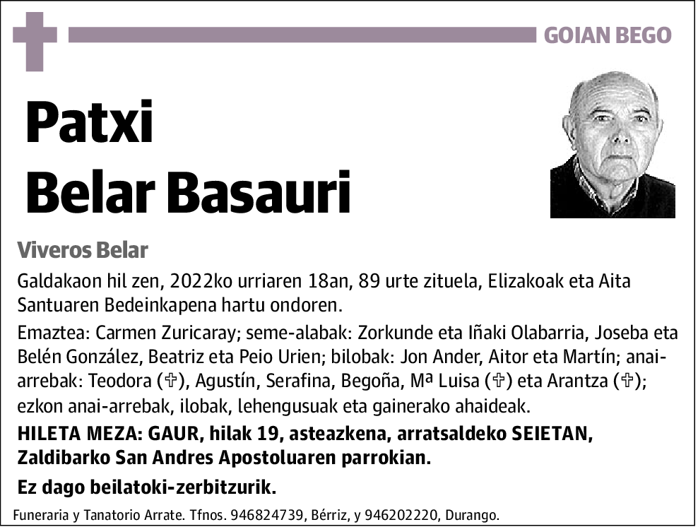 Patxi Belar Basauri