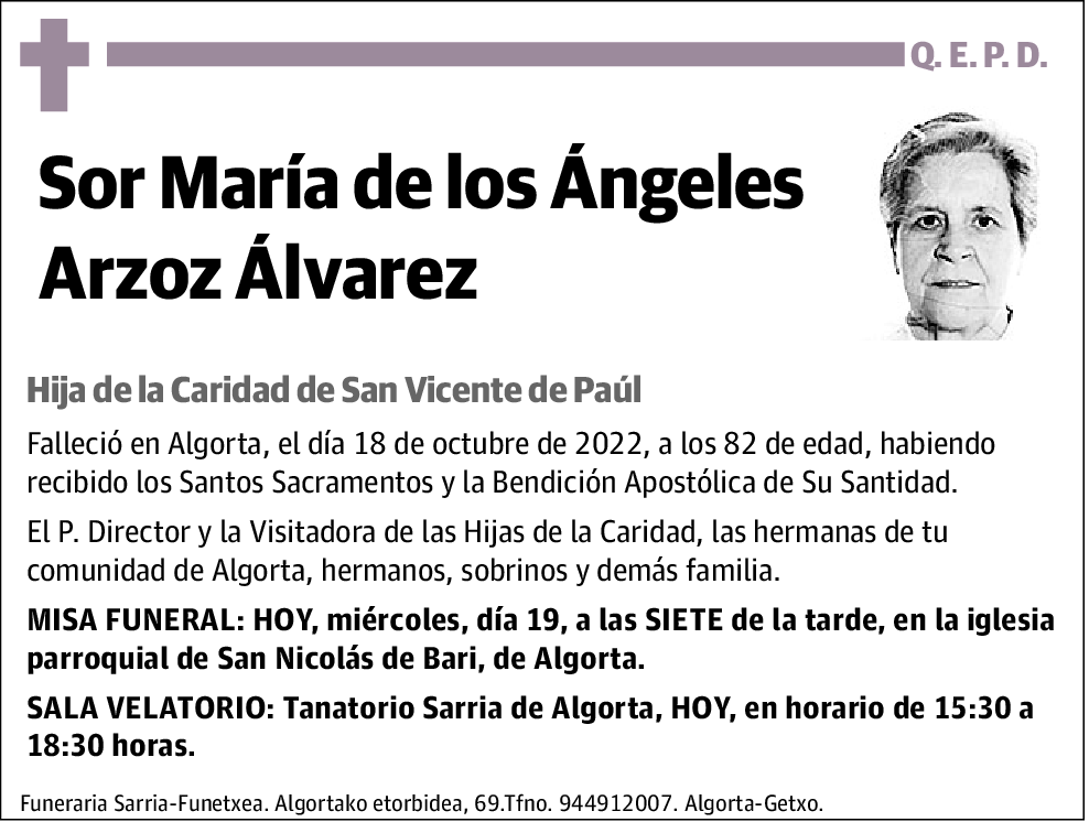 María de los Ángeles Arzoz Álvarez