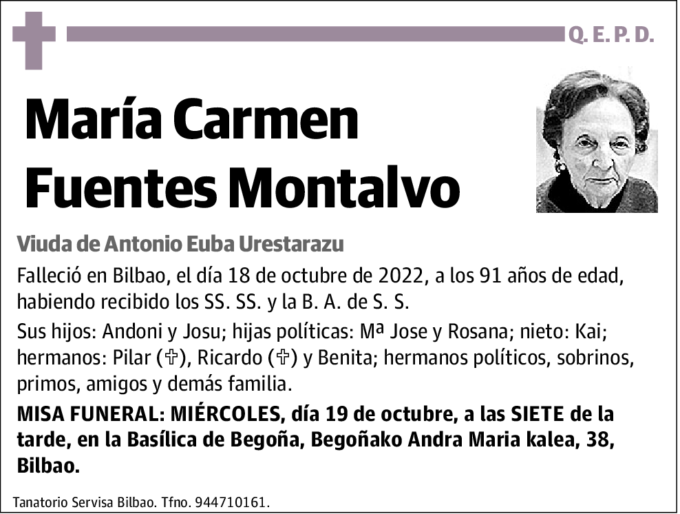 María Carmen Fuentes Montalvo