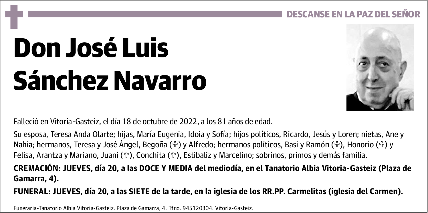 José Luis Sánchez Navarro