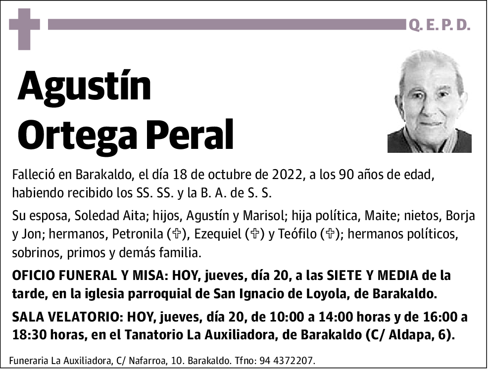 Agustín Ortega Peral