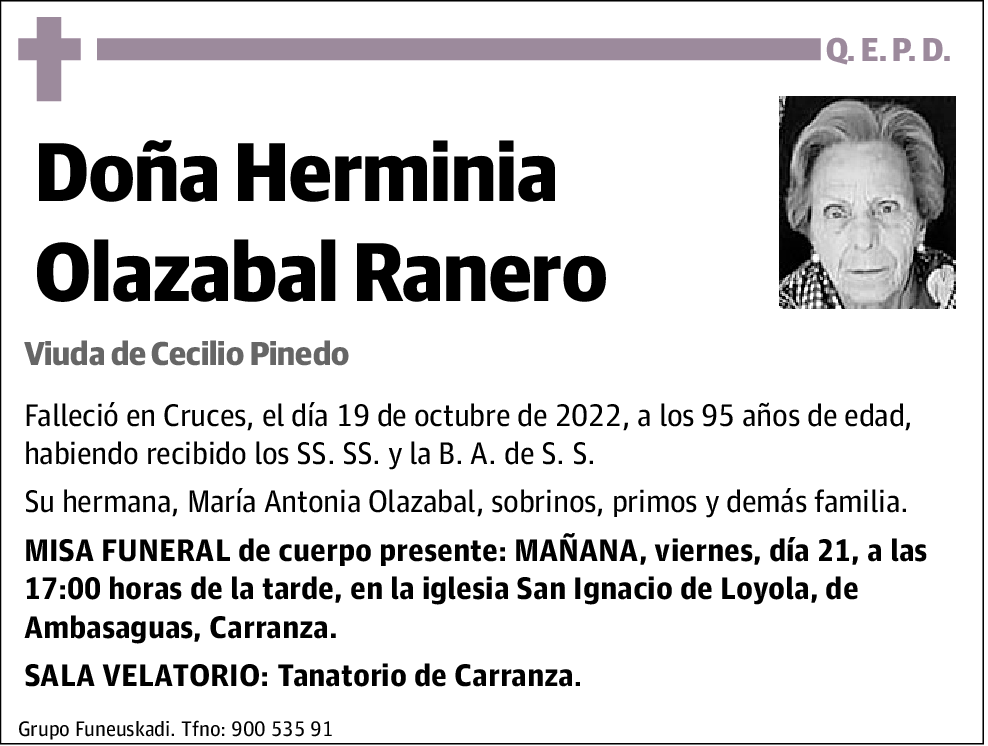 Herminia Olazabal Ranero