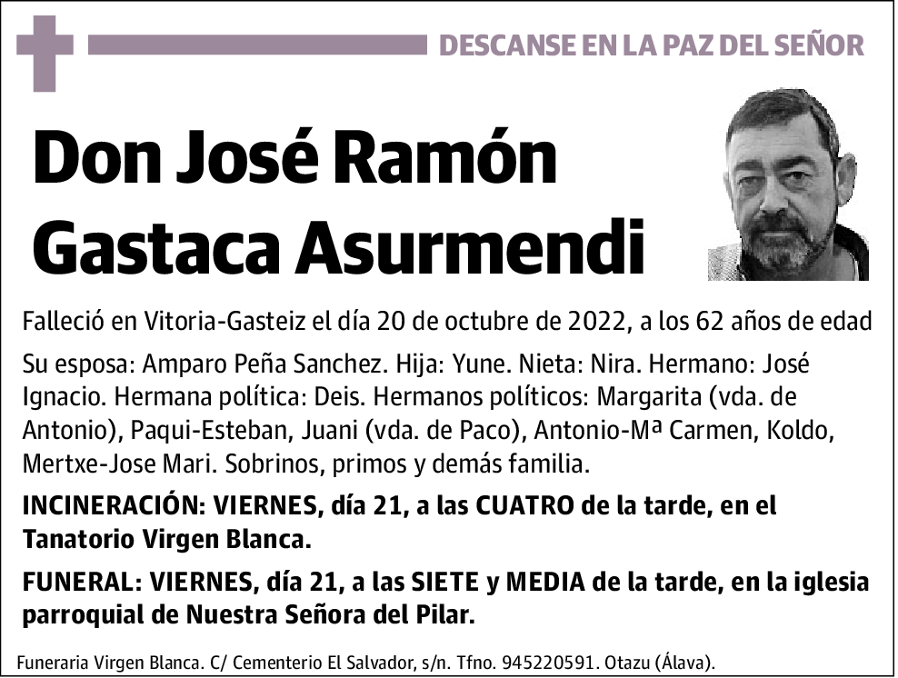 José Ramón Gastaca Asurmendi