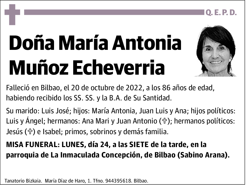 María Antonia Muñoz Echeverria