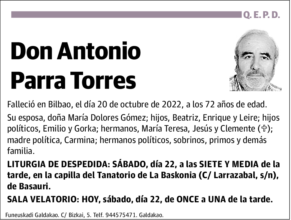 Antonio Parra Torres