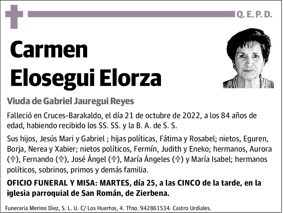 Carmen Elosegui Elorza