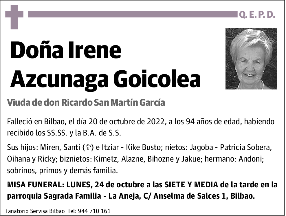 Irene Azcunaga Goicolea