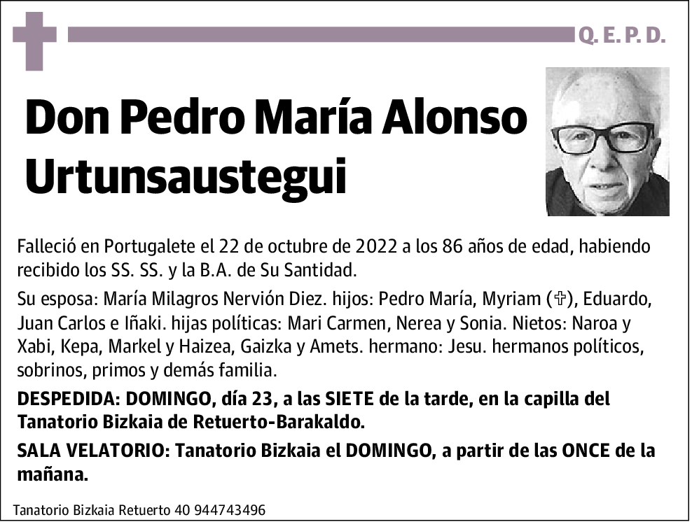 Pedro María Alonso Urtunsaustegui