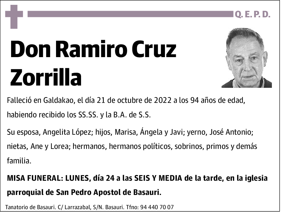 Ramiro Cruz Zorrilla