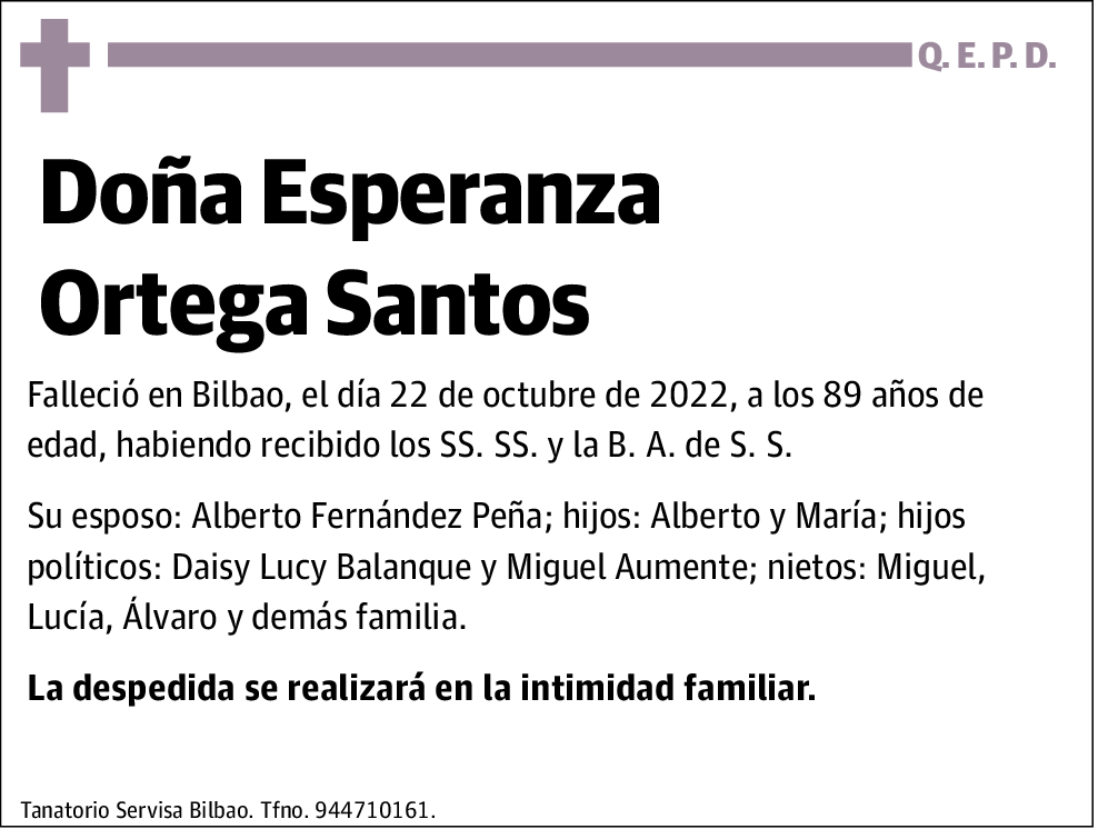 Esperanza Ortega Santos