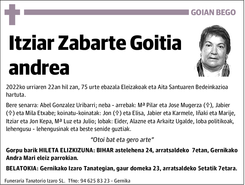 Itziar Zabarte Goitia