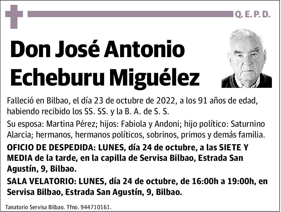 José Antonio Echeburu Miguélez