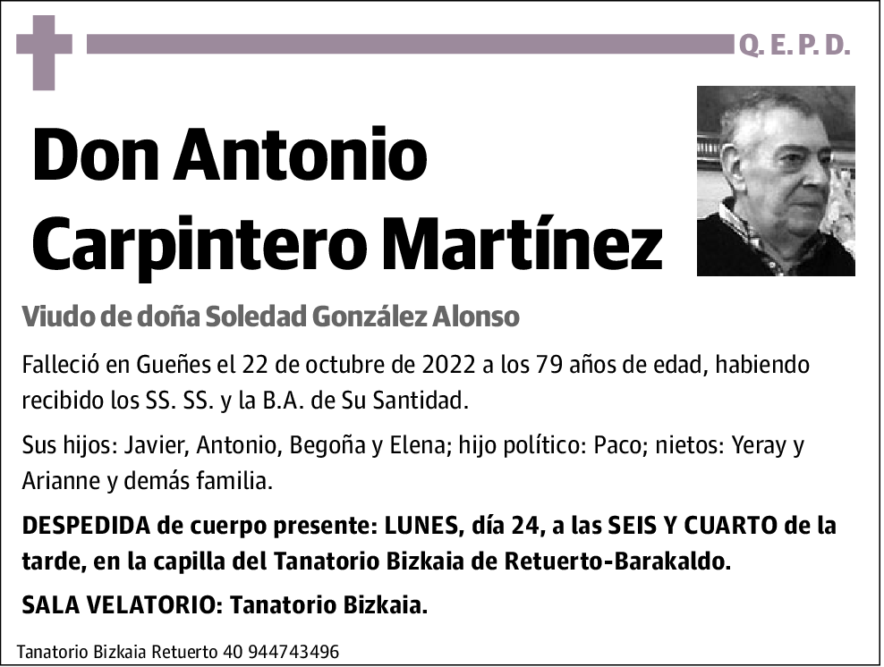 Antonio Carpintero Martínez